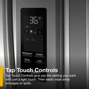 Whirlpool 30.53-cu ft French Door Refrigerator with Ice Maker (Fingerprint Resistant Stainless Finish) ENERGY STAR