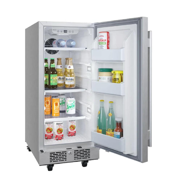Avallon 3.35-cu ft Mini Fridge ( Stainless Steel )