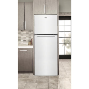 Whirlpool 12.9-cu ft Counter-Depth Top-Freezer Refrigerator Built-In ( White )