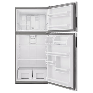 Amana 18.2-cu ft Top-Freezer Refrigerator ( Stainless Steel )