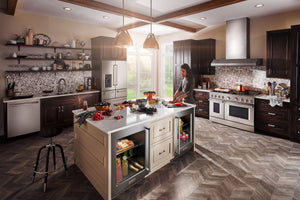 KitchenAid 5.2-cu ft Built-In Mini Fridge ( Stainless Steel )