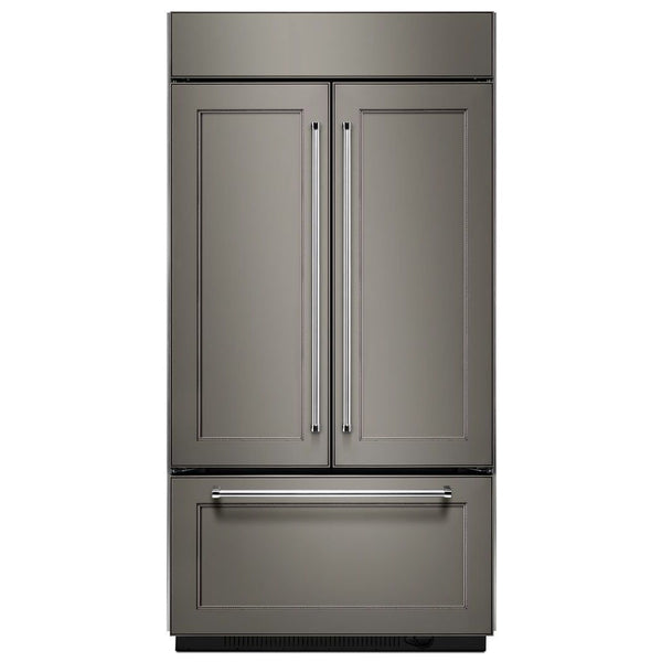 KitchenAid Standard-Depth 24.2-cu ft 3 -Door Built-In French Door Refrigerator with Ice Maker ( Panel Ready ) ENERGY STAR Certified