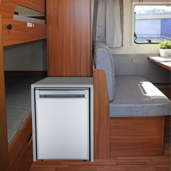 Equator Advanced Appliances 2.82-cu ft Built-In Mini Fridge with Freezer ( Silver )