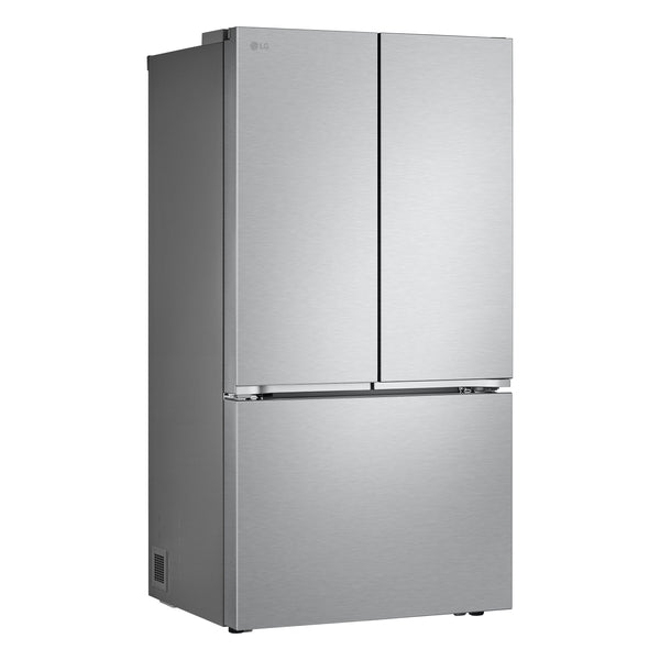 LG Counter-Depth 26.5-cu ft 3 -Door Smart Compatible French Door Refrigerator with Ice Maker with Water Dispenser ( PrintProof Stainless Steel ) ENERGY STAR Certified