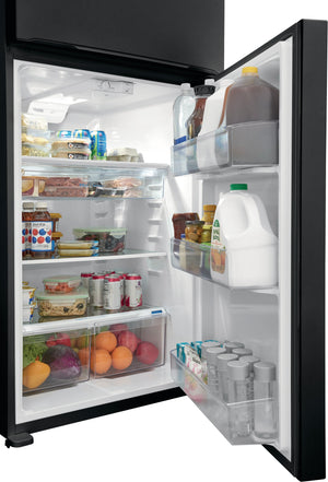 Frigidaire 20-cu ft Top-Freezer Refrigerator ( Black ) Garage Ready