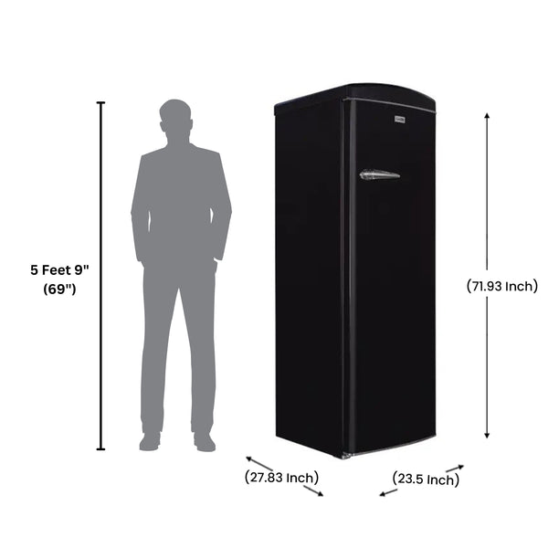 ConServ 11.12-cu ft Freezerless Refrigerator ( Black )