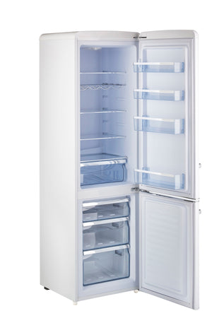 UNIQUE Off-Grid 10.0-cu ft Counter-Depth Bottom-Freezer Refrigerator Marshmallow white )
