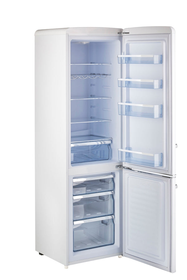 UNIQUE Off-Grid 10.0-cu ft Counter-Depth Bottom-Freezer Refrigerator Marshmallow white )