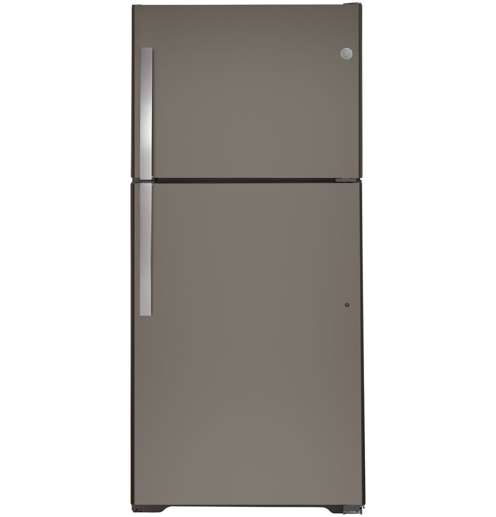 GE Garage Ready 19.1-cu ft Top-Freezer Refrigerator ( Slate ) Garage Ready