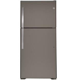 GE Garage Ready 19.1-cu ft Top-Freezer Refrigerator ( Slate ) Garage Ready
