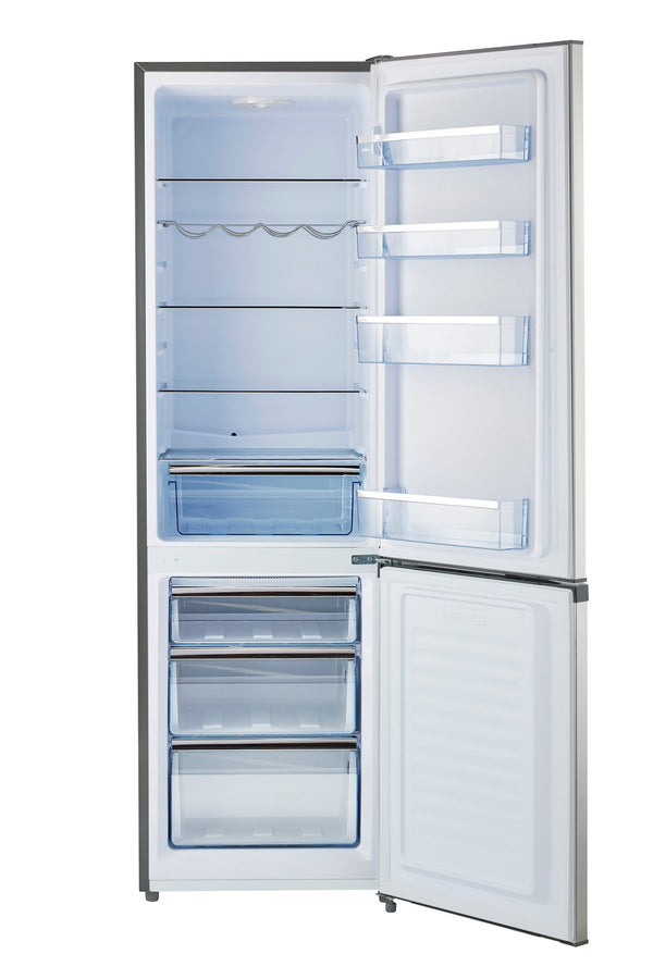 UNIQUE Prestige 8.7-cu ft Counter-Depth Bottom-Freezer Refrigerator Stainless Steel ) ENERGY STAR Certified