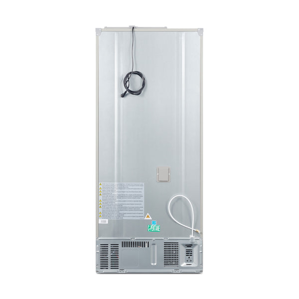 Cosmo Counter-Depth 17.5-cu ft 3 -Door French Door Refrigerator with Ice Maker ( Stainless Steel ) ENERGY STAR Certified