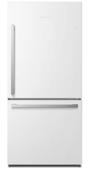 Hisense 17.2-cu ft Counter-Depth Bottom-Freezer Refrigerator White ) ENERGY STAR Certified