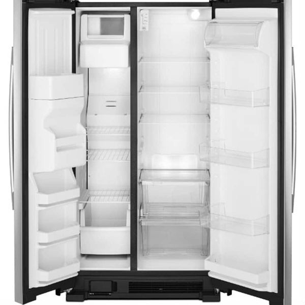 Amana 21.4-cu ft Side-by-Side Refrigerator with Ice Maker ,Water and Ice Dispenser ( Stainless Steel )