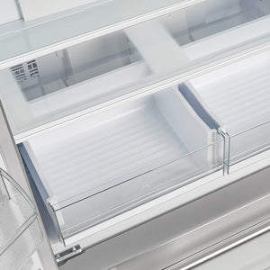 FORNO Counter-Depth Moena 19.2-cu ft 4 -Door French Door Refrigerator with Ice Maker with Ice Dispenser ( Stainless steel )