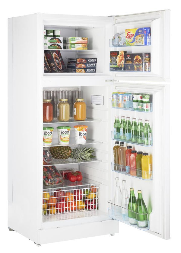 UNIQUE Off-Grid 14-cu ft Top-Freezer Refrigerator ( White )