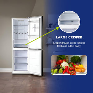 Equator Advanced Appliances 11.50-cu ft Standard-Depth Bottom-Freezer Refrigerator Stainless steel ) ENERGY STAR Certified