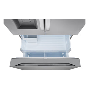 LG Standard-Depth Craft Ice 30.7-cu ft 3 -Door Smart Compatible French Door Refrigerator with Dual Ice Maker with Water and Ice Dispenser ( Stainless Steel ) ENERGY STAR Certified