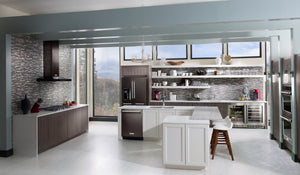 KitchenAid Standard-Depth 25.8-cu ft 5 -Door French Door Refrigerator with Ice Maker with Water and Ice Dispenser ( Black Stainless Steel with PRINTSHIELD Finish )