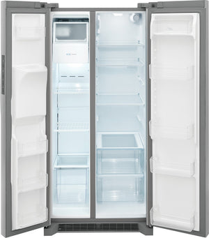Frigidaire 22.3-cu ft Side-by-Side Refrigerator with Ice Maker ,Water and Ice Dispenser ( Stainless Steel ) ENERGY STAR Certified