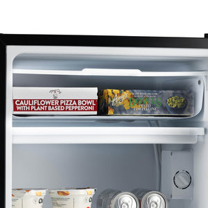 NewAir Mini Fridges 3.3-cu ft Mini Fridge with Freezer ( Gray ) ENERGY STAR