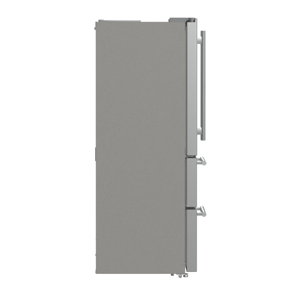 FORNO Counter-Depth Moena 19.2-cu ft 4 -Door French Door Refrigerator with Ice Maker with Ice Dispenser ( Stainless steel )