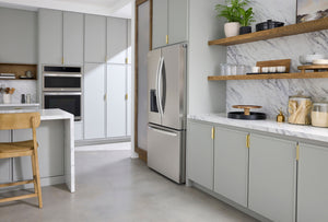 LG Counter-Depth MAX 25.5-cu ft 3 -Door Smart Compatible French Door Refrigerator with Dual Ice Maker with Water and Ice Dispenser ( PrintProof Stainless Steel ) ENERGY STAR Certified