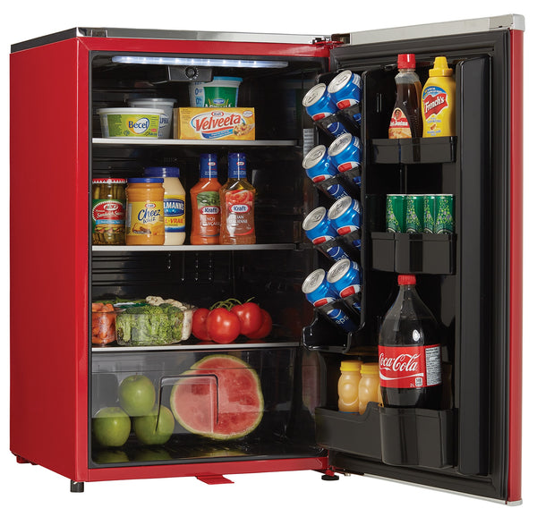 Danby 4.4-cu ft Mini Fridge ( Metallic Red ) ENERGY STAR
