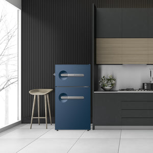 Frigidaire 3.1-cu ft Mini Fridge with Freezer ( Blue )