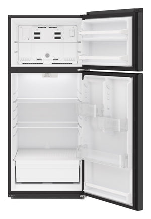 Amana 16.4-cu ft Top-Freezer Refrigerator ( Black )