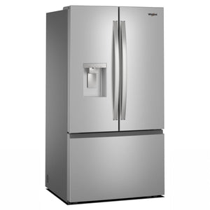 Whirlpool Standard-Depth 29.58-cu ft 3 -Door French Door Refrigerator with Dual Ice Maker with Water and Ice Dispenser ( Fingerprint Resistant Stainless Finish ) ENERGY STAR Certified
