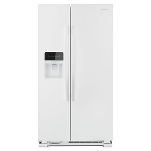 Amana 21.4-cu ft Side-by-Side Refrigerator with Ice Maker ,Water and Ice Dispenser ( White )