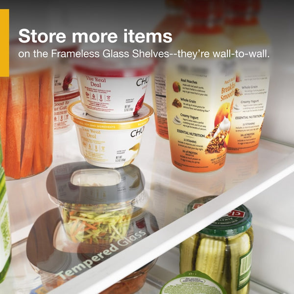 Whirlpool Flexible Storage Bin 17.6-cu ft Top-Freezer Refrigerator ( Fingerprint Resistant Metallic Steel )