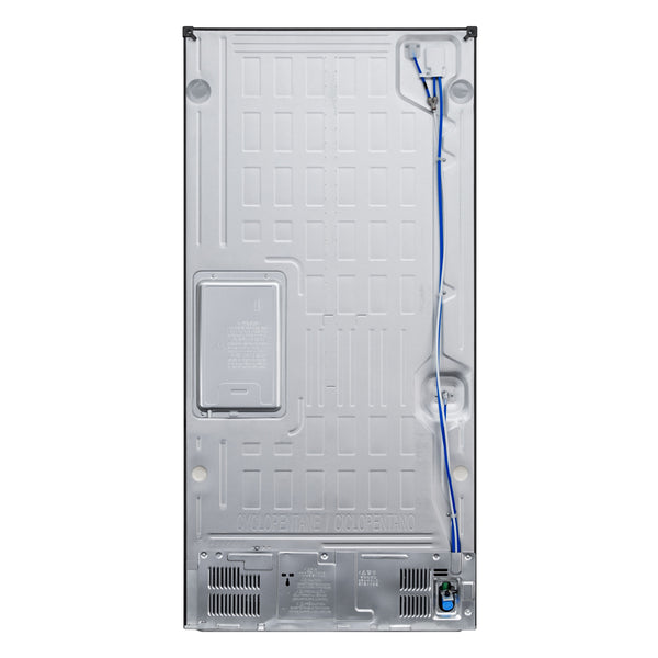 LG Standard-Depth 24.5-cu ft 3 -Door Smart Compatible French Door Refrigerator with Dual Ice Maker with Water and Ice Dispenser ( PrintProof Black Stainless Steel ) ENERGY STAR Certified