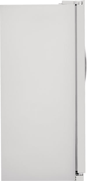 Frigidaire 22.3-cu ft Side-by-Side Refrigerator with Ice Maker ,Water and Ice Dispenser ( White ) ENERGY STAR Certified