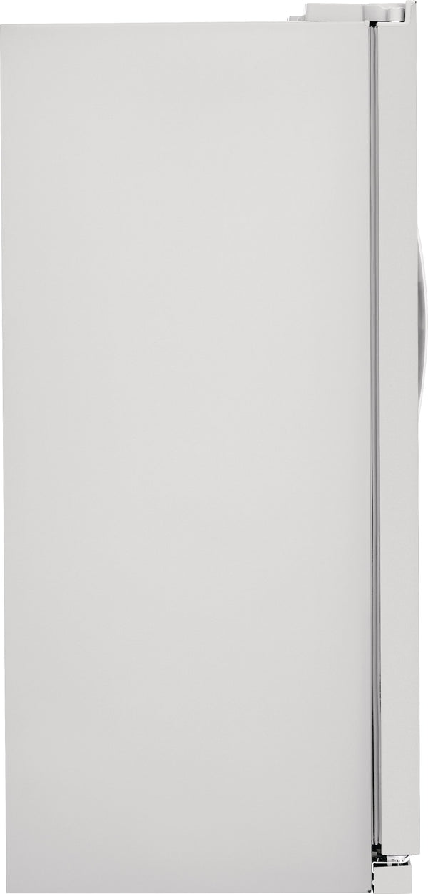 Frigidaire 22.3-cu ft Side-by-Side Refrigerator with Ice Maker ,Water and Ice Dispenser ( White ) ENERGY STAR Certified