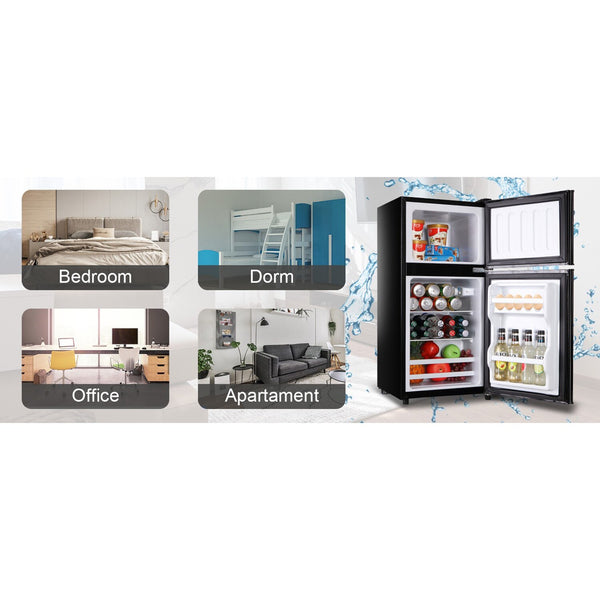 GZMR 3.5-cu ft with Freezer ( Black )