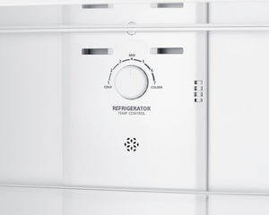 Summit Appliance 11.5-cu ft Counter-Depth Top-Freezer Refrigerator ( Stainless steel look ) ENERGY STAR Certified