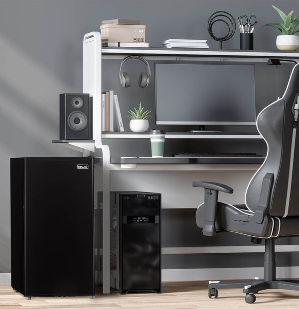 NewAir Mini Fridges 3.3-cu ft Mini Fridge with Freezer ( Black ) ENERGY STAR