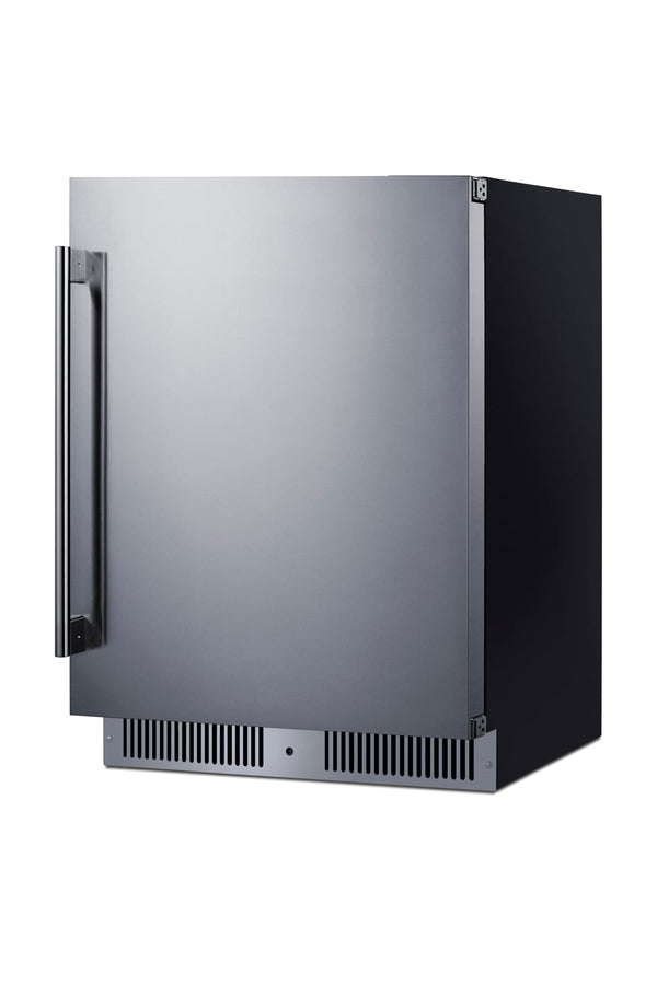 Summit Appliance 3.3-cu ft Built-In Mini Fridge ( Stainless steel )