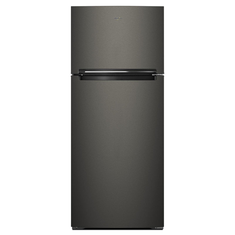 Whirlpool 17.6-cu ft Top-Freezer Refrigerator ( Black Stainless )