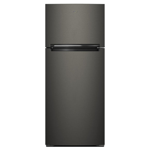 Whirlpool 17.6-cu ft Top-Freezer Refrigerator ( Black Stainless )