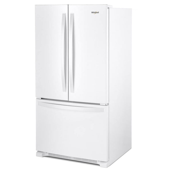 Whirlpool Standard-Depth 25.2-cu ft 3 -Door French Door Refrigerator with Ice Maker ( White ) ENERGY STAR Certified