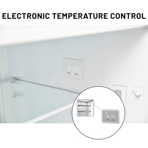 Equator Advanced Appliances 14.3-cu ft Counter-Depth Top-Freezer Refrigerator ( Stainless Steel ) ENERGY STAR Certified