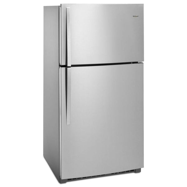 Whirlpool 21.3-cu ft Top-Freezer Refrigerator ( Fingerprint Resistant Stainless Steel ) ENERGY STAR Certified