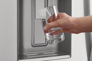 Frigidaire Gallery Standard-Depth 27.8-cu ft 3 -Door French Door Refrigerator with Dual Ice Maker with Water and Ice Dispenser ( Fingerprint Resistant Stainless Steel ) ENERGY STAR Certified