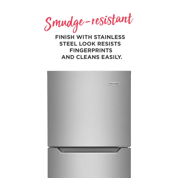 Frigidaire 11.6-cu ft Counter-Depth Top-Freezer Refrigerator ( Fingerprint-Resistant Stainless Look ) Garage Ready ENERGY STAR Certified