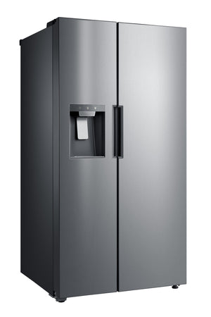 Midea 26.3-cu ft Side-by-Side Refrigerator with Ice Maker ,Water and Ice Dispenser ( Stainless steel )