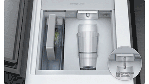 Samsung Bespoke Standard-Depth Beverage Center 28.6-cu ft 4 -Door Smart Compatible French Door Refrigerator with Dual Ice Maker with Water Dispenser and Door within Door ( Panels Sold Separately ) ENERGY STAR Certified