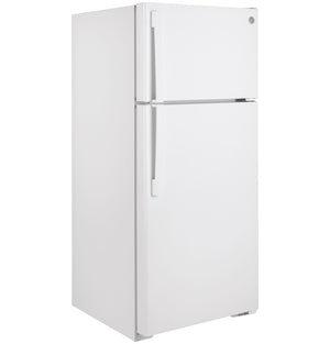 GE 16.6-cu ft Top-Freezer Refrigerator ( White )